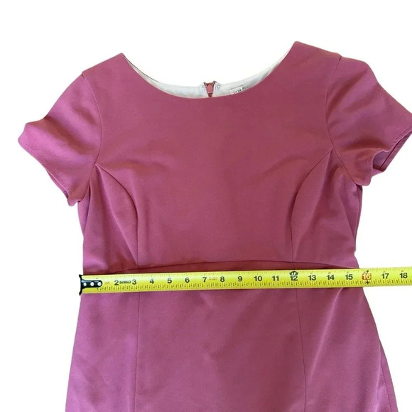 Paper crown Red Maternity Baby Shower dress short sleeve bodycon crew neck L RTR - Picture 8 of 13